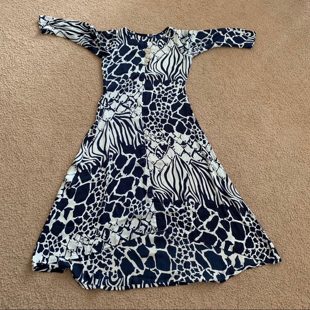 High-Low Silk Pakistani Kurti